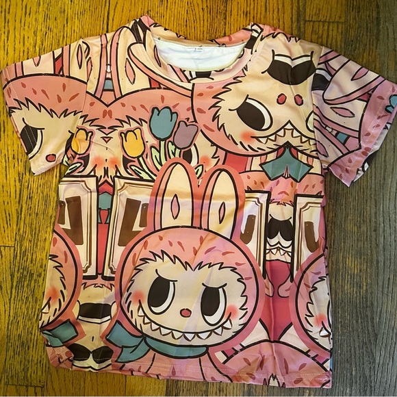 Other - Labubu Kids Graphic Pink T-Shirt size 10-12 new